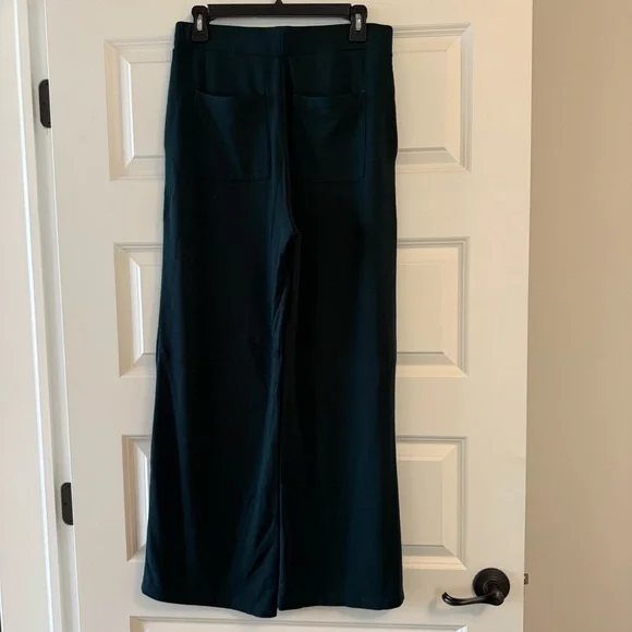Lou & Grey by LOFT Signaturesoft Wide Leg Pants - Picture 4 of 7